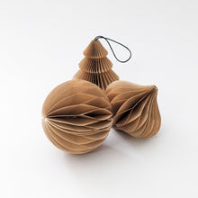 Load image into Gallery viewer, Paper Tree Decoration - Biscuit