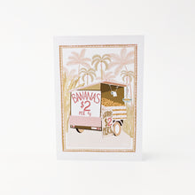 Load image into Gallery viewer, Designs by Claudia Banana Cart Card