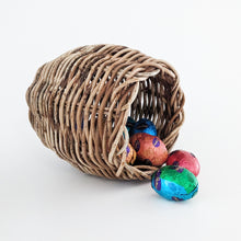 Load image into Gallery viewer, Handwoven Wicker Egg-shaped Basket