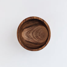 Load image into Gallery viewer, Small Teak Condiment / Snack Bowl