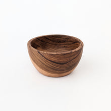 Load image into Gallery viewer, Small Teak Condiment / Snack Bowl