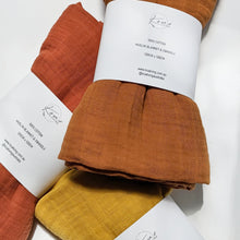 Load image into Gallery viewer, Cotton Muslin Swaddle - Cinnamon