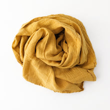 Load image into Gallery viewer, Cotton Muslin Swaddle - Mustard