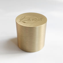 Load image into Gallery viewer, Brass Column & Tapered Candle Holder