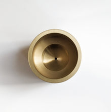 Load image into Gallery viewer, Brass Column & Tapered Candle Holder