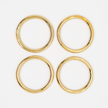 Load image into Gallery viewer, Brass Napkin Rings / Set of 4