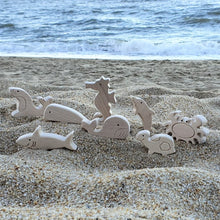 Load image into Gallery viewer, Sea Animal Wooden Stacking Set