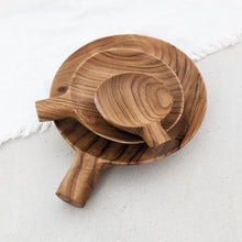 Load image into Gallery viewer, Teak Wooden Paddle Serving Plate - 3 Sizes
