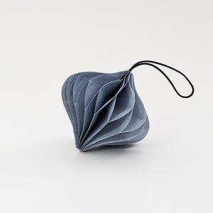 Paper Onion Decoration - Wedgewood Blue