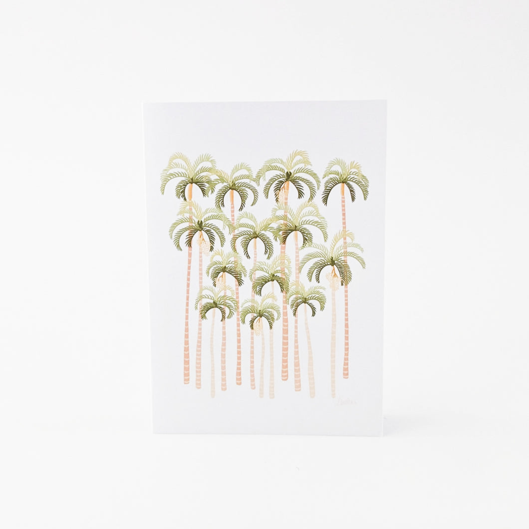 Designs by Claudia Coconut Palm Card