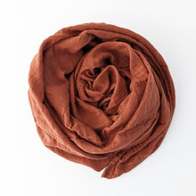 Load image into Gallery viewer, Cotton Muslin Swaddle - Paprika
