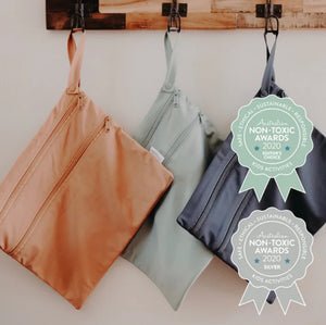 Double Pocket Wet Bag - Silver Gum