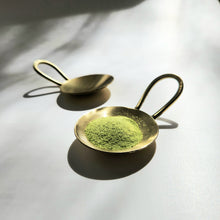 Load image into Gallery viewer, Brass Artisan Tea / Coffee / Flour Scoop
