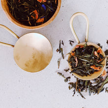 Load image into Gallery viewer, Brass Artisan Tea / Coffee / Flour Scoop
