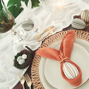Brass Napkin Rings / Set of 4