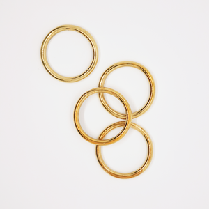 Brass Napkin Rings / Set of 4